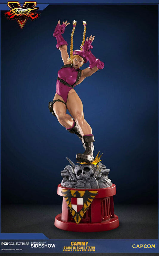 Street Fighter V Cammy Player 2 Pink 1/4 Scale Statue by PCS Collectibles