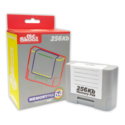 Old Skool Nintendo 64 Memory Pak (256Kb)