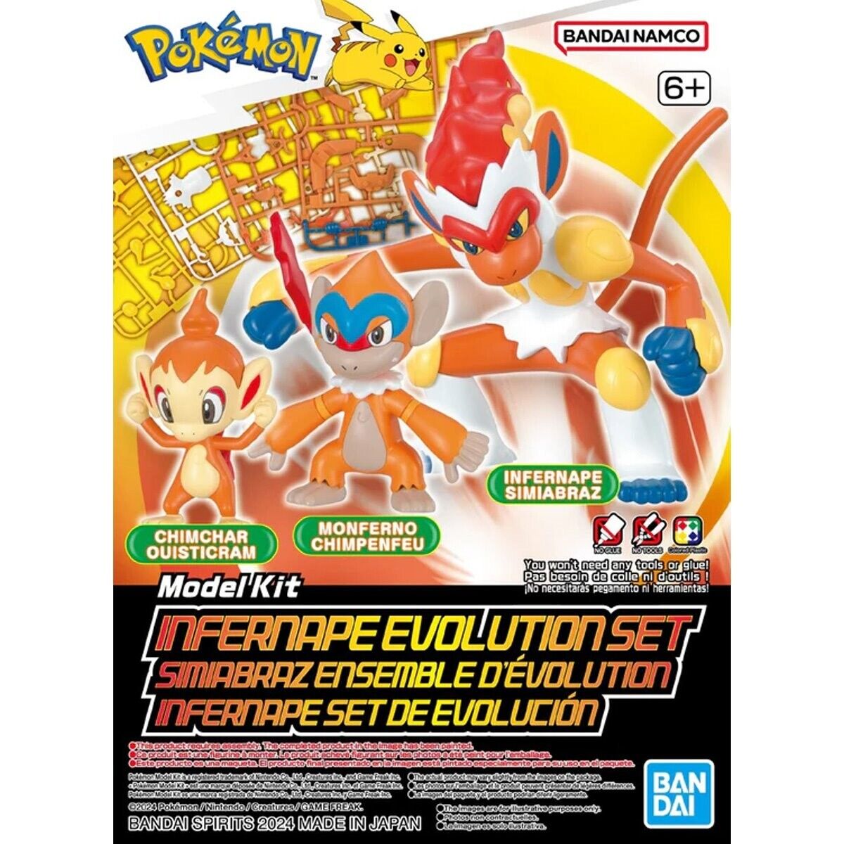 Infernape Evolution Set Pokemon Model Kit