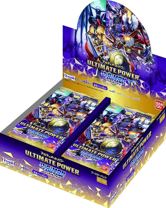 Digimon JAPANESE Ultimate Power BT-02 Booster Box