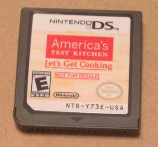 America's Test Kitchen: Let's Get Cooking [Not for Resale] - Nintendo DS