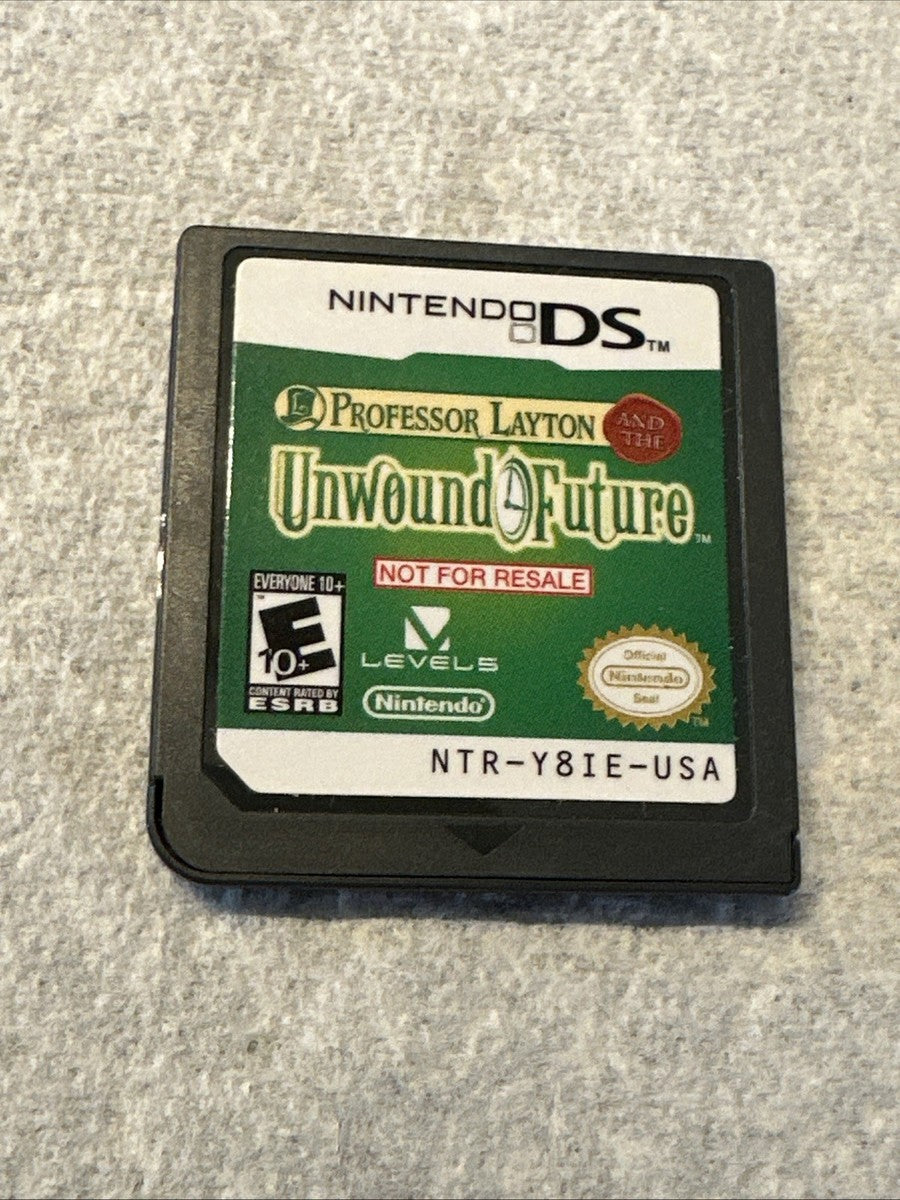 Professor Layton and the Unwound Future [Not for Resale] - Nintendo DS