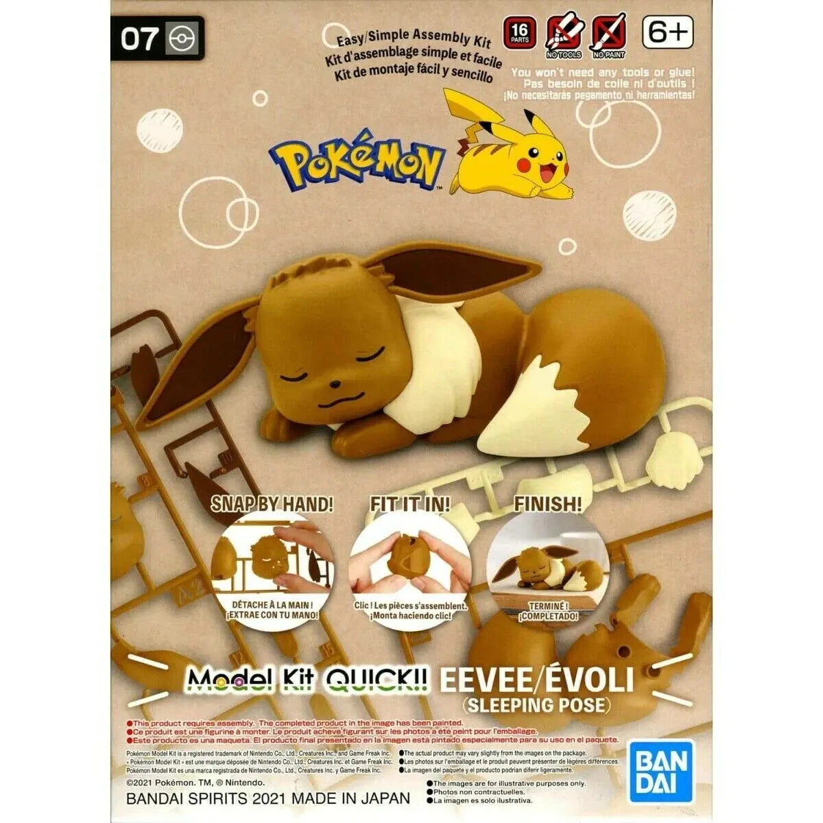 Sleeping Eevee Model Kit