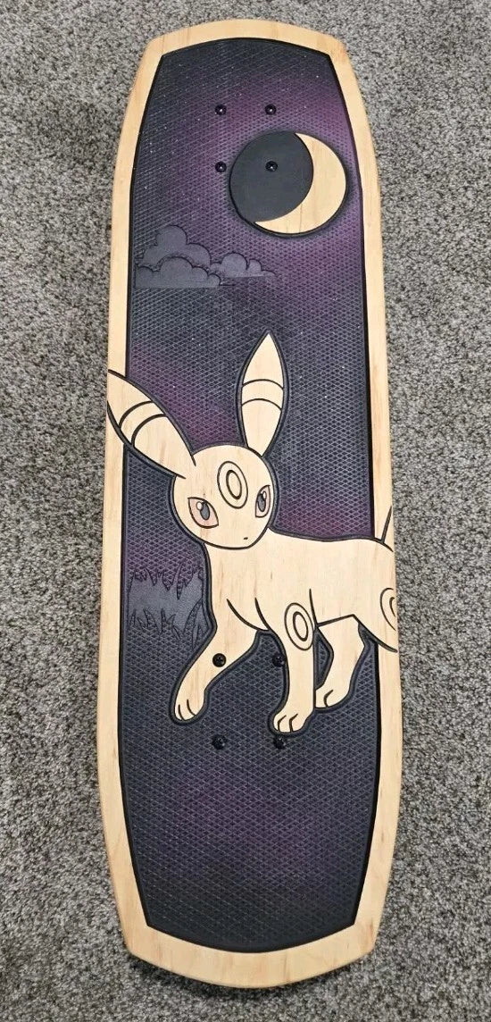 Pokemon Center x Bear Walker Skateboard - Umbreon 2020 - Open Box