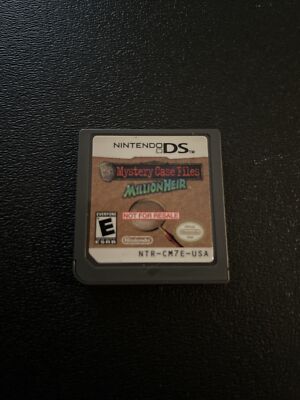 Mystery Case Files MillionHeir [Not for Resale] - Nintendo DS