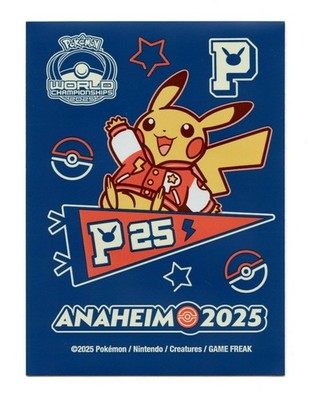 Pokemon Center 2025 World Championships Varsity Card Sleeves