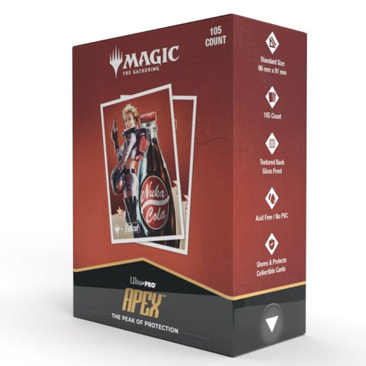 Ultra Pro Apex Nuka Cola Fallout 105 Ct Sleeves