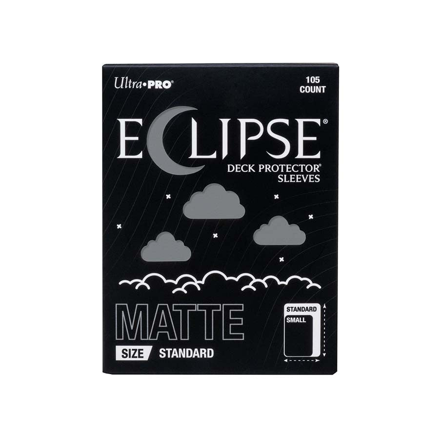 Ultra Pro Eclipse Matte Standard Size 100 ct Sleeves - Smoke Grey
