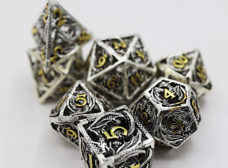 Foam Brain Games Metal Dice Set