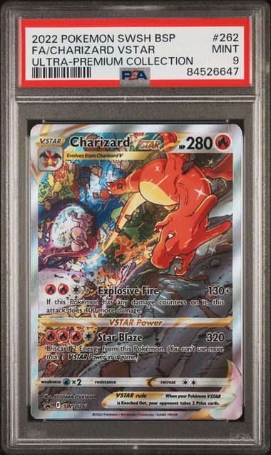 PSA 9 Charizard VSTAR SWSH262 Sword & Shield Promos 647