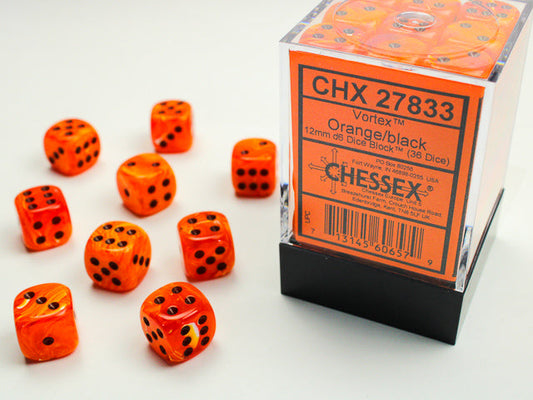 Chessex Vortex 12mm D6 36ct Dice Set