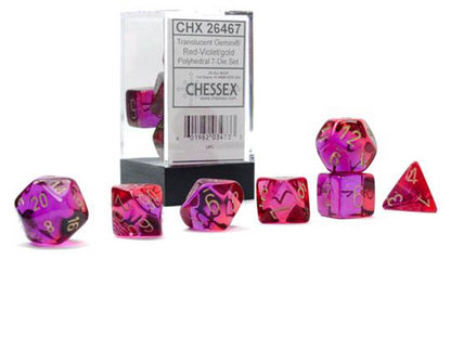 Chessex Gemini Polyhedral 7ct Dice Set