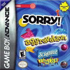 Aggravation / Sorry /  Scrabble Jr - GameBoy Advance