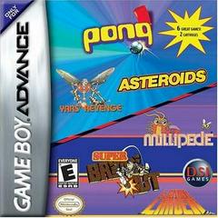Pong / Asteroids / Yar's Revenge / Millipede / Super Breakout / Lunar Lander - GameBoy Advance