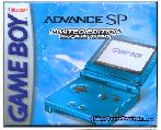 Surf Blue Gameboy Advance SP - GameBoy Advance