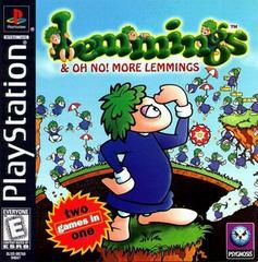 Lemmings and Oh No More Lemmings - Playstation