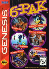 6-Pak [Cardboard Box] - Sega Genesis