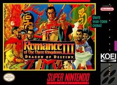 Romance of the Three Kingdoms III Dragon of Destiny - Super Nintendo