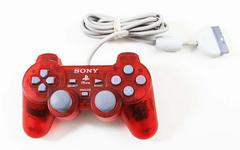Clear Red Dual Shock Controller - Playstation