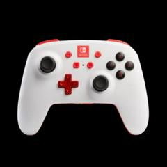 White & Red Accents Wirelesss Controller - Nintendo Switch