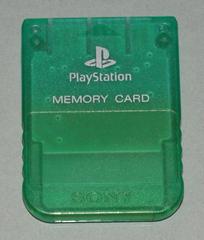 PS1 Memory Card [Clear Green] - Playstation
