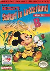Mickey's Safari in Letterland - NES
