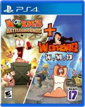 Worms Battlegrounds + Worms W.M.D - Playstation 4