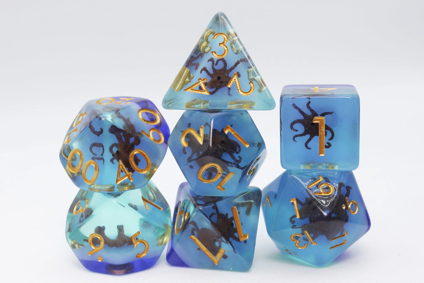 Foam Brain Games Polyhedral Novelty Dice Set of 7
