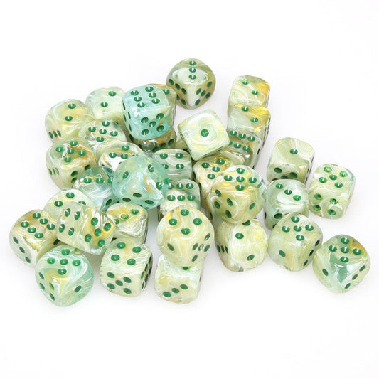 Chessex Marble 12mm D6 36ct Dice Set