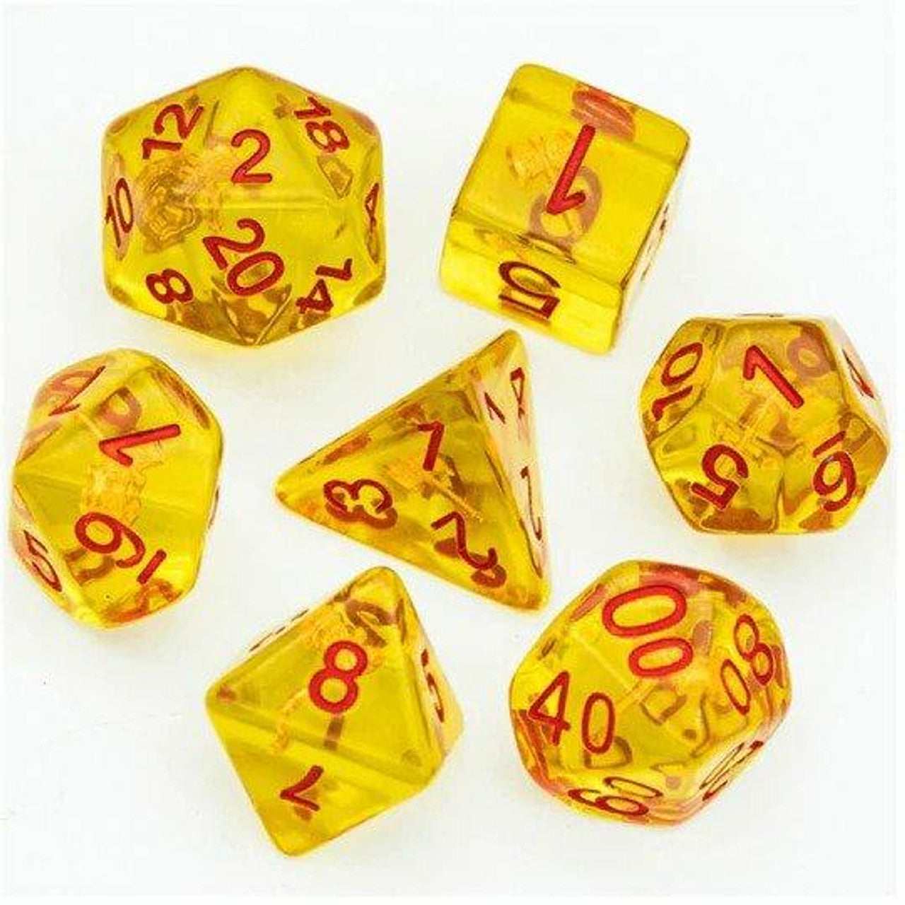Foam Brain Games Polyhedral Novelty Dice Set of 7