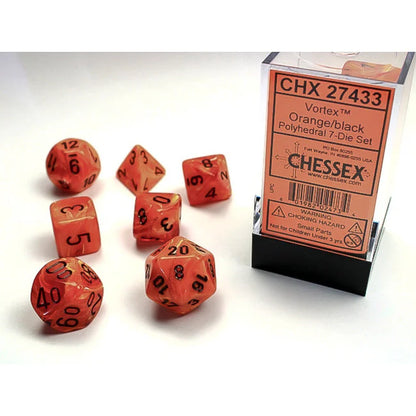 Chessex Vortex Polyhedral 7ct Dice Set